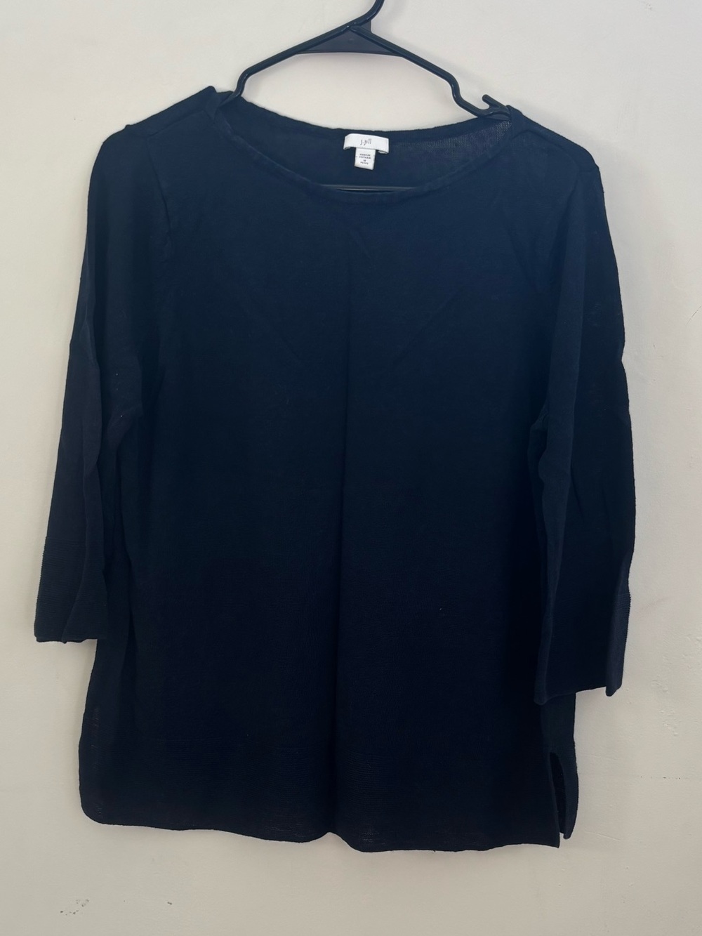 J. Jill Medium Petite Navy Sweater